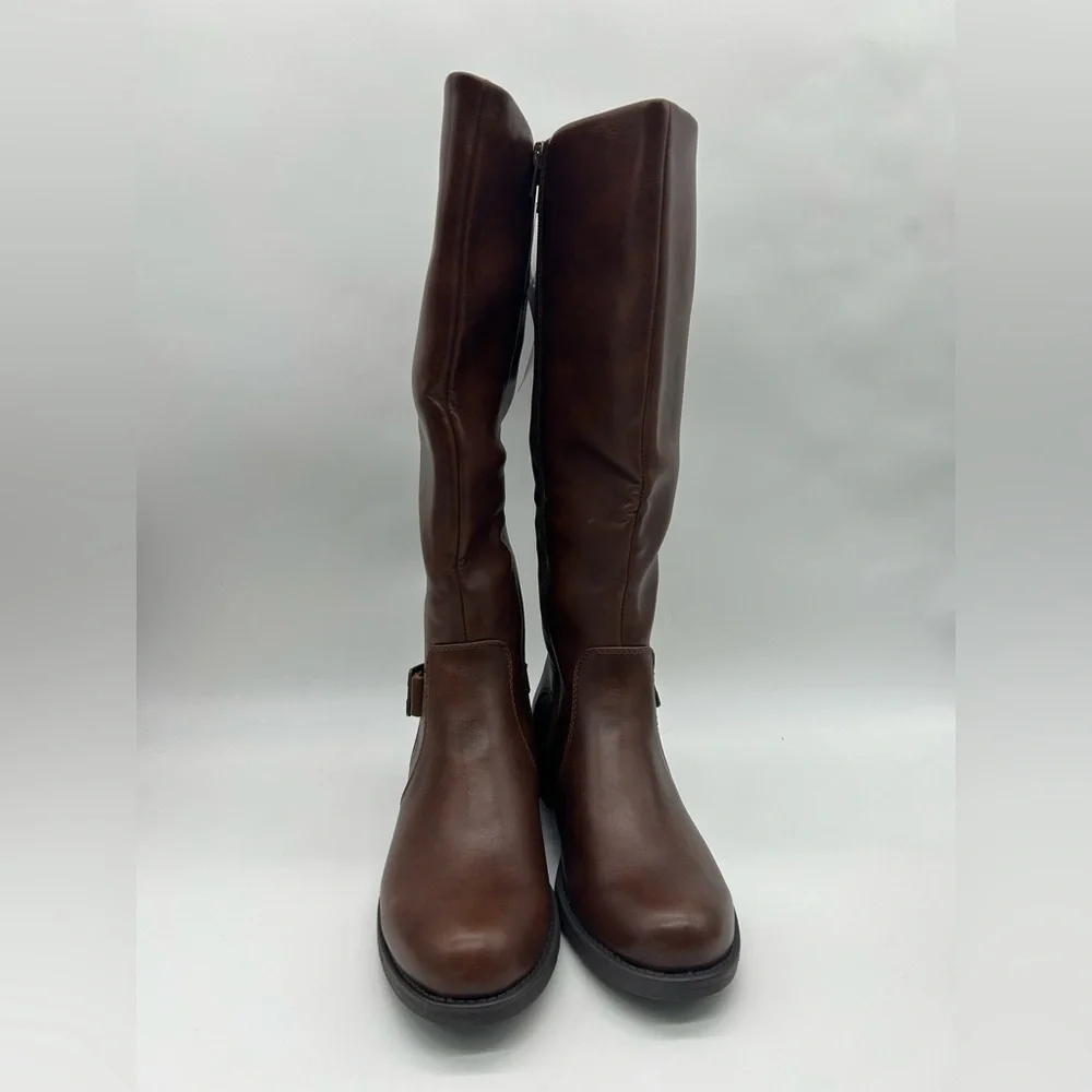 Baretraps Carmen Knee-High Riding Boots Brown | Size 8.5 | New With Box
